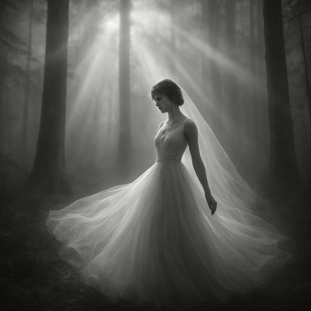 Braut im Morgenlicht — Fine Art Hochzeitsportrait