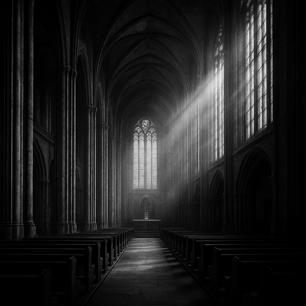 Kathedrale Innenraum — atmosphärische Architektur